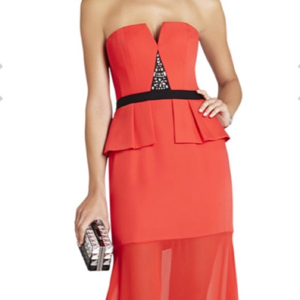 ‼️HOST PICK ‼️ BCBG Maxazria Strapless Red Dress - Picture 5 of 7
